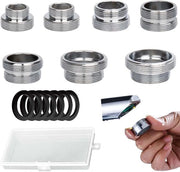 Adattatore di tubo per doccia da m18 a m22, Adattatore per doccia, Adattatore di vite per doccia, Adattatore metallico per doccia, Adattatore di vite per waterzuiveraar e belucatura