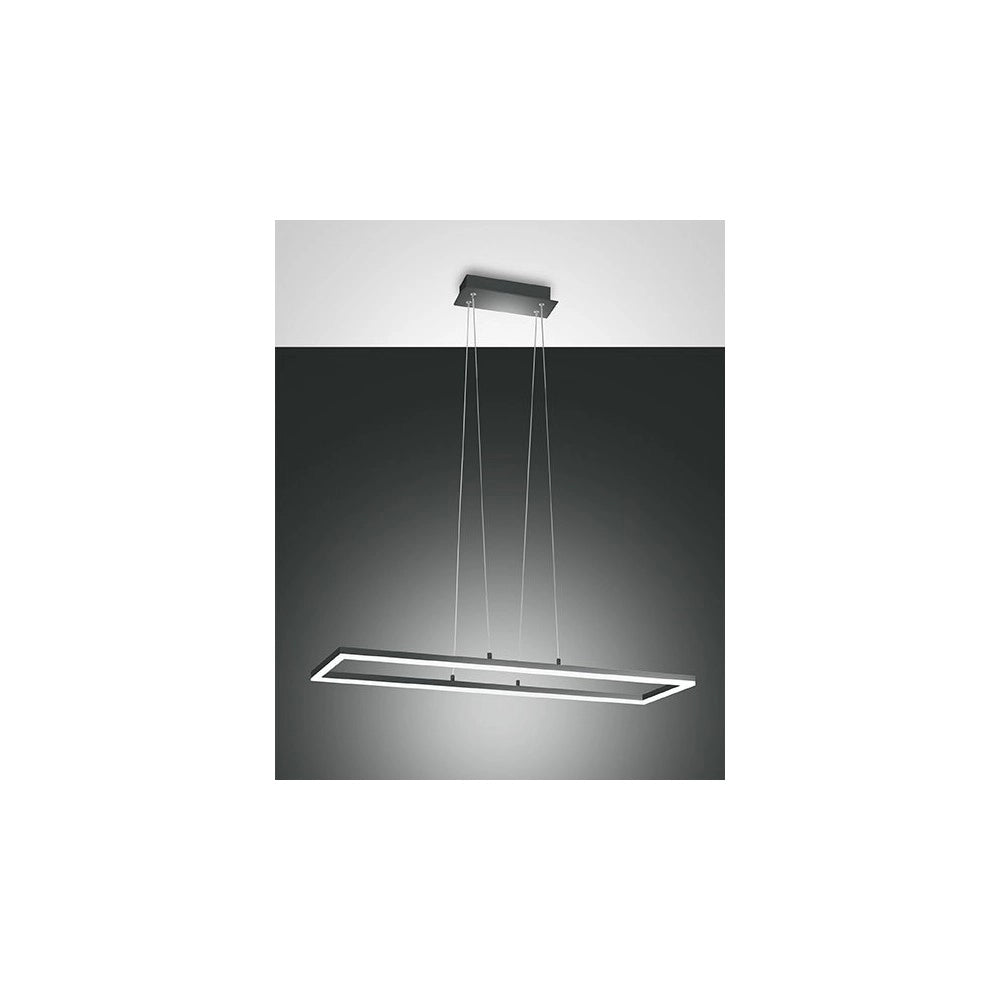Plafoniera BARD a sospensione a led 52W Antracite 3394-43-282 Fabas Luce