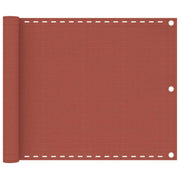 Schermo per balcone schermo per la privacy 75 x 300 cm HDPE terracotta 02_0010408