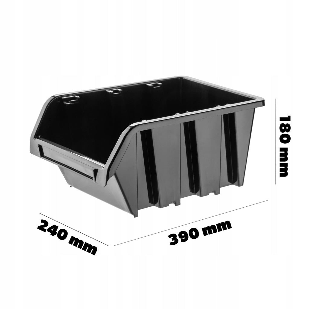 Set di 20 vassoi portaoggetti da officina KADAX, dimensioni 390x240 mm.