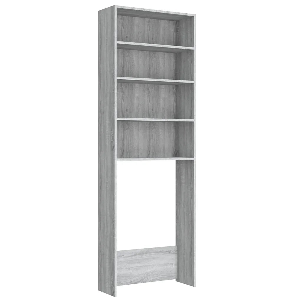 Mobile per Lavatrice Grigio Sonoma 64x24x190 cm CFW8221411