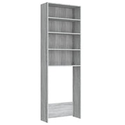 Mobile per Lavatrice Grigio Sonoma 64x24x190 cm CFW8221411