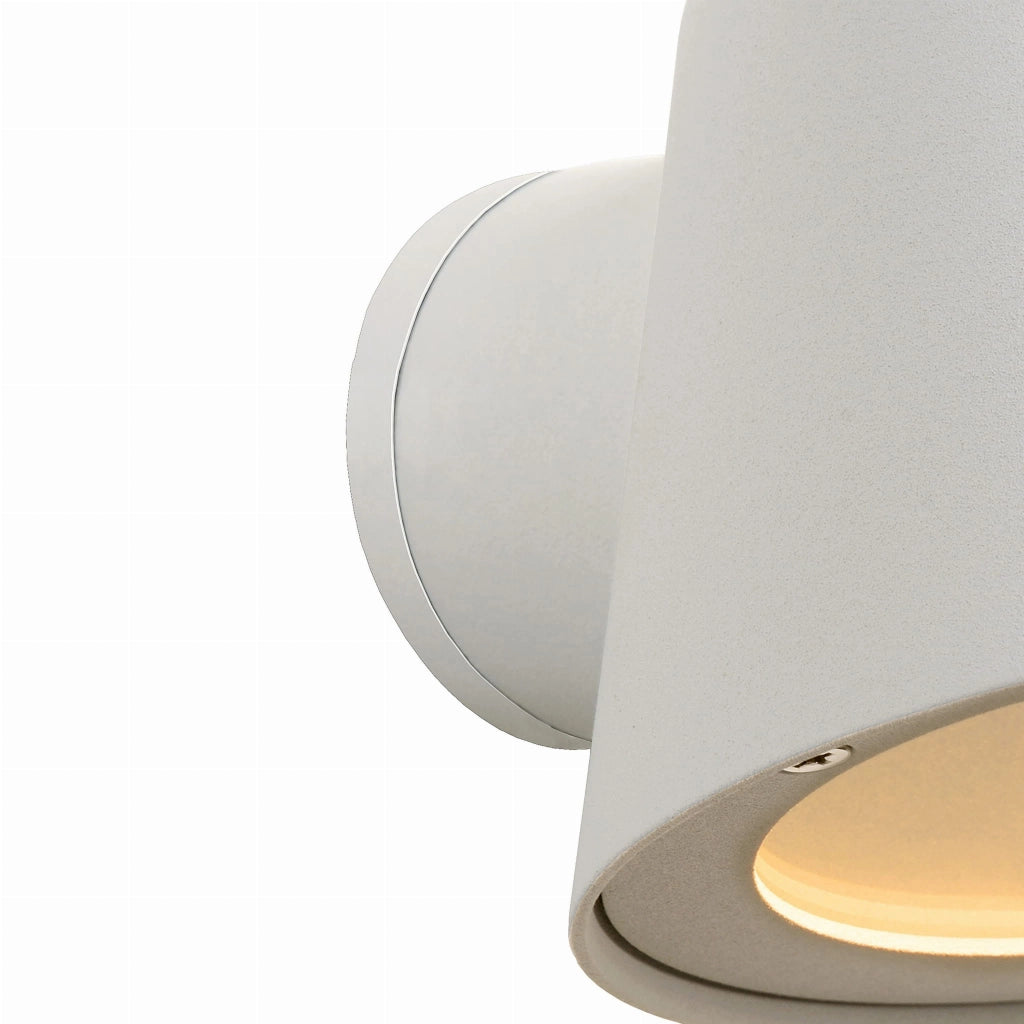 Applique esterna Lucide Dingo bianca GU10 LED 5W 3000K