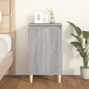 Comodino-Tavolino da notte Grigio Sonoma 40x35x70 cm in Legno Multistrato 929783