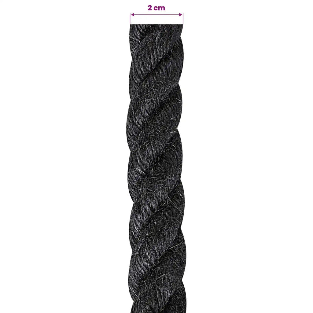 Corda di Juta 20 Nero 100% juta Tossa 42011629
