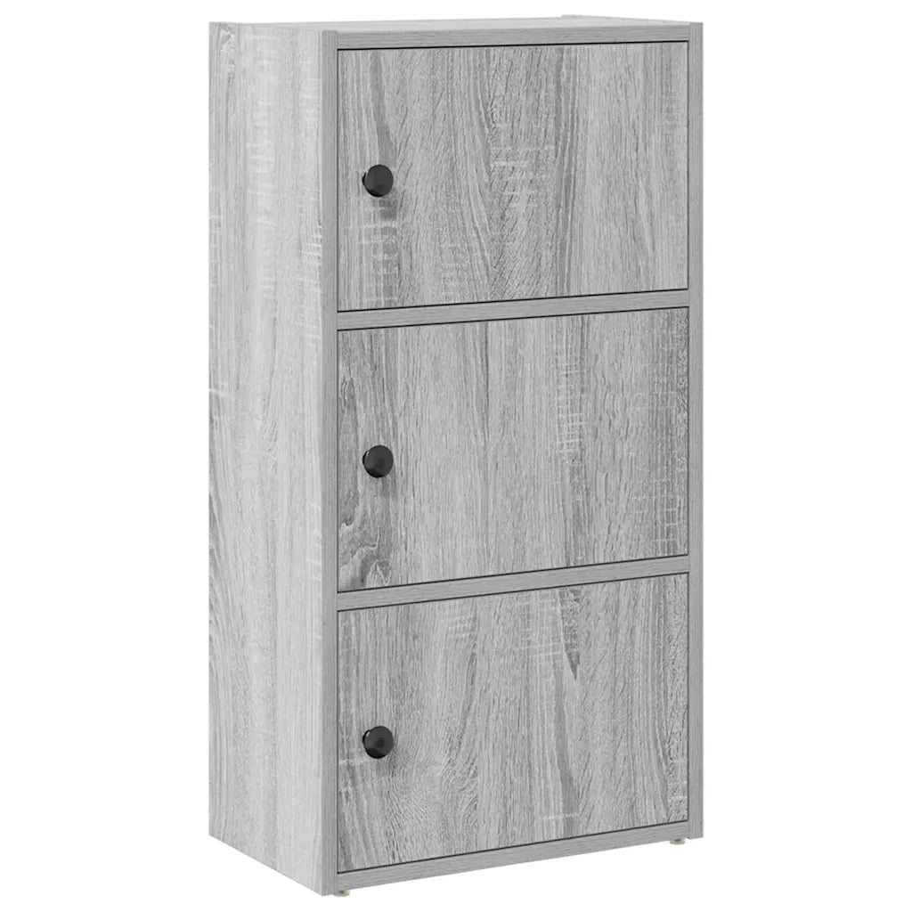 Libreria Grigio Sonoma 40x24x77 cm in Legno Multistrato 860369