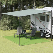 vidaXL Tappeto da Tenda Verde Chiaro 300x400 cm HDPE
