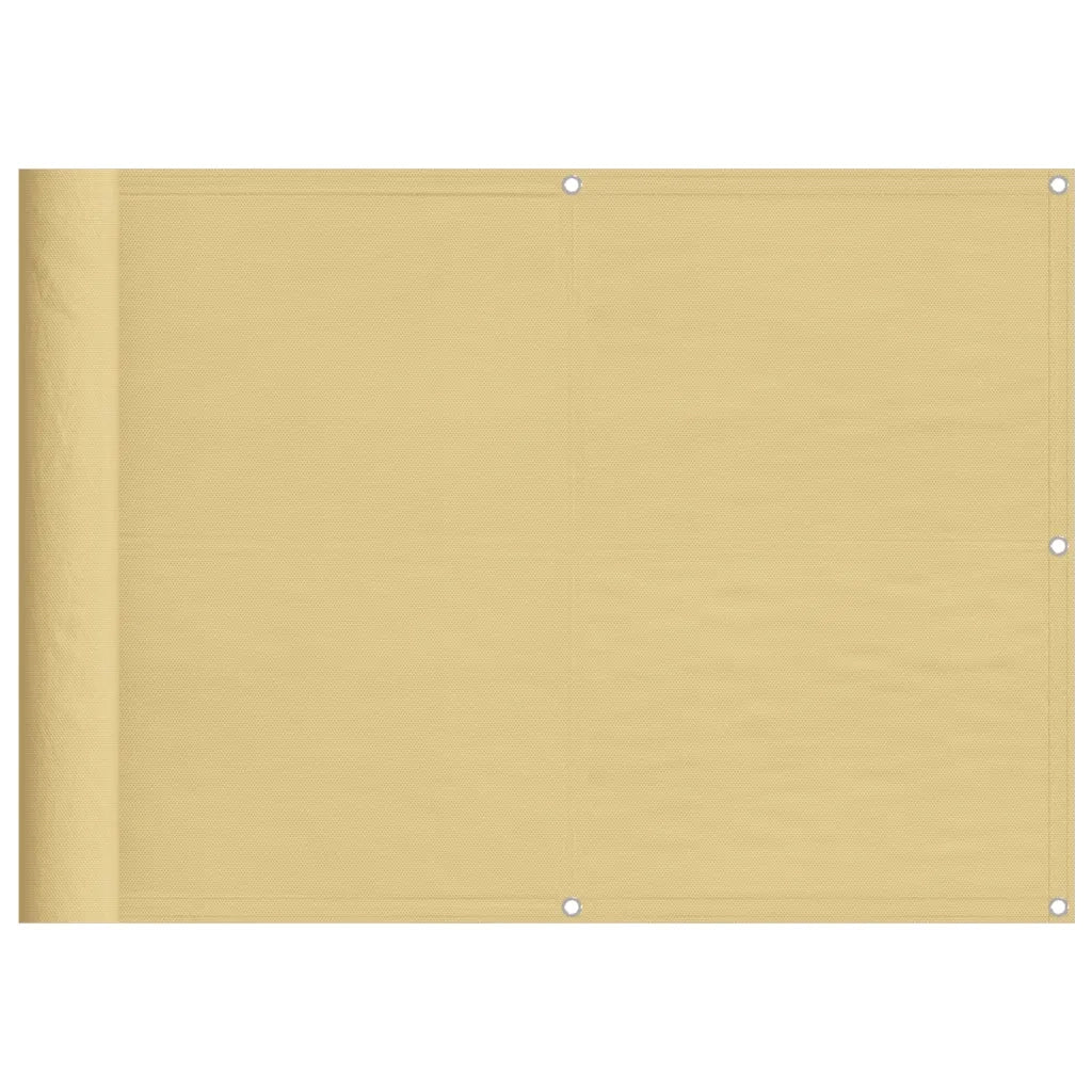Paravento da Balcone Sabbia 75x400 cm 100% Poliestere Oxford 4000022