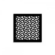 BODIES - Pannello in PVC traforato - Parasole Misura: 98x98 cm, Colore: nero