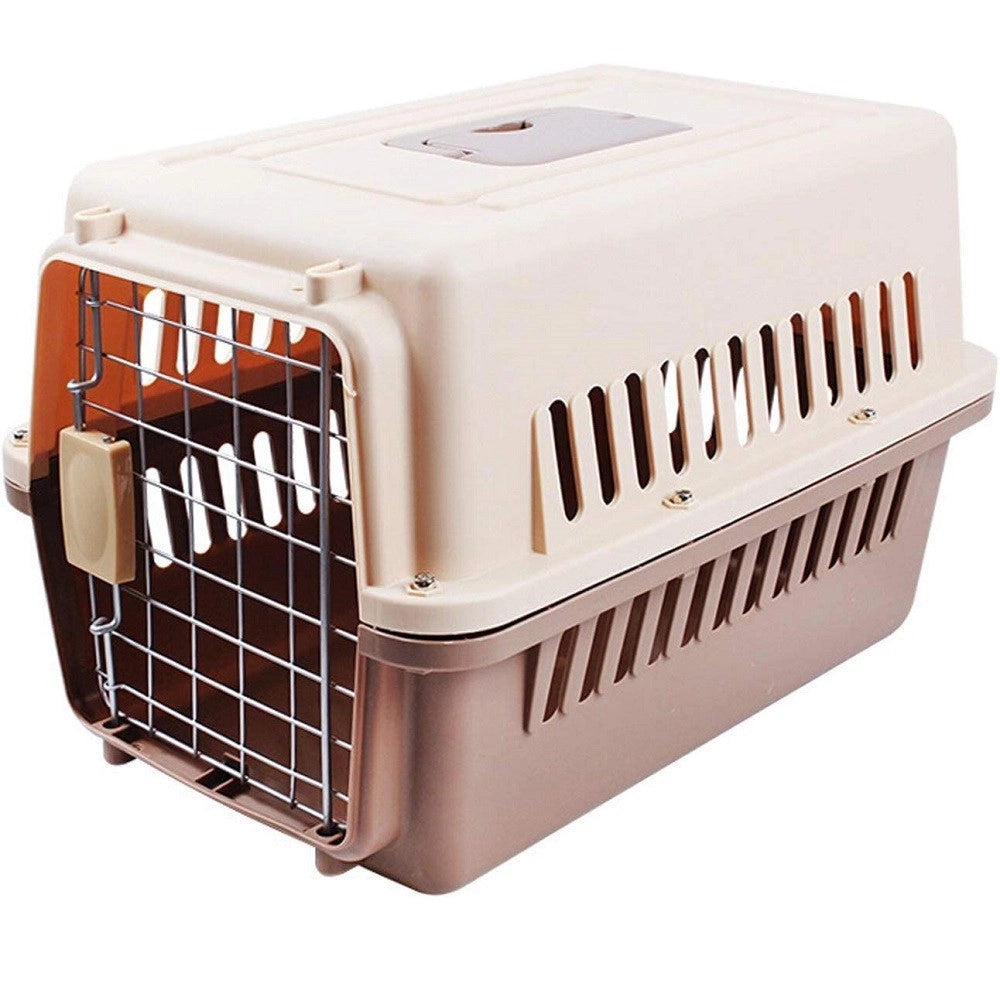 Trade Shop - Trasportino Per Animali Gatto Cane Borsa Viaggi Portatile Traspirante 81x60x59cm -