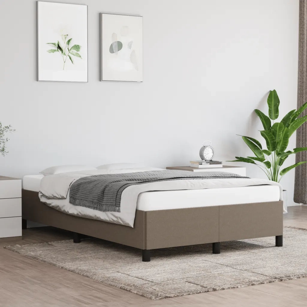 Giroletto senza Materasso Tortora 120x190 cm Tessuto 3269635
