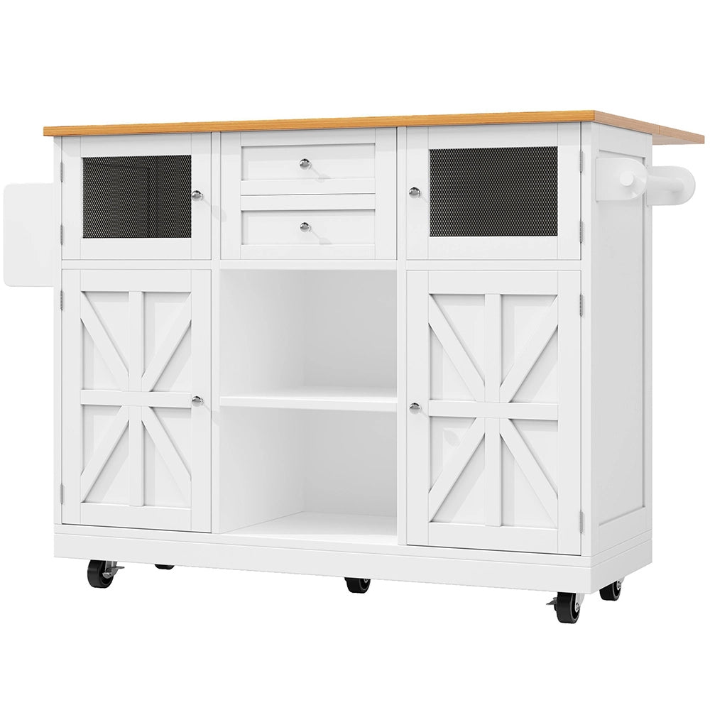 Isola cucina 3D - Xylo - bianco porte tridimensionali regolabile