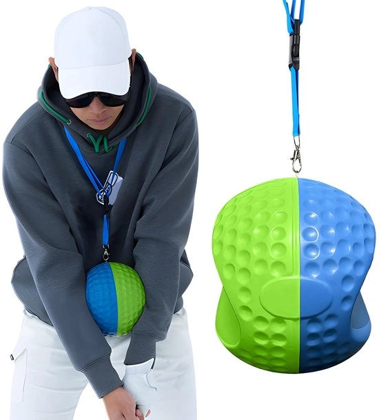 Allenatore da golf portatile - Correzione postura - Correzione movimenti - Leggero - Cinturino di trasporto - Ideale per principianti - Allenatore da golf
