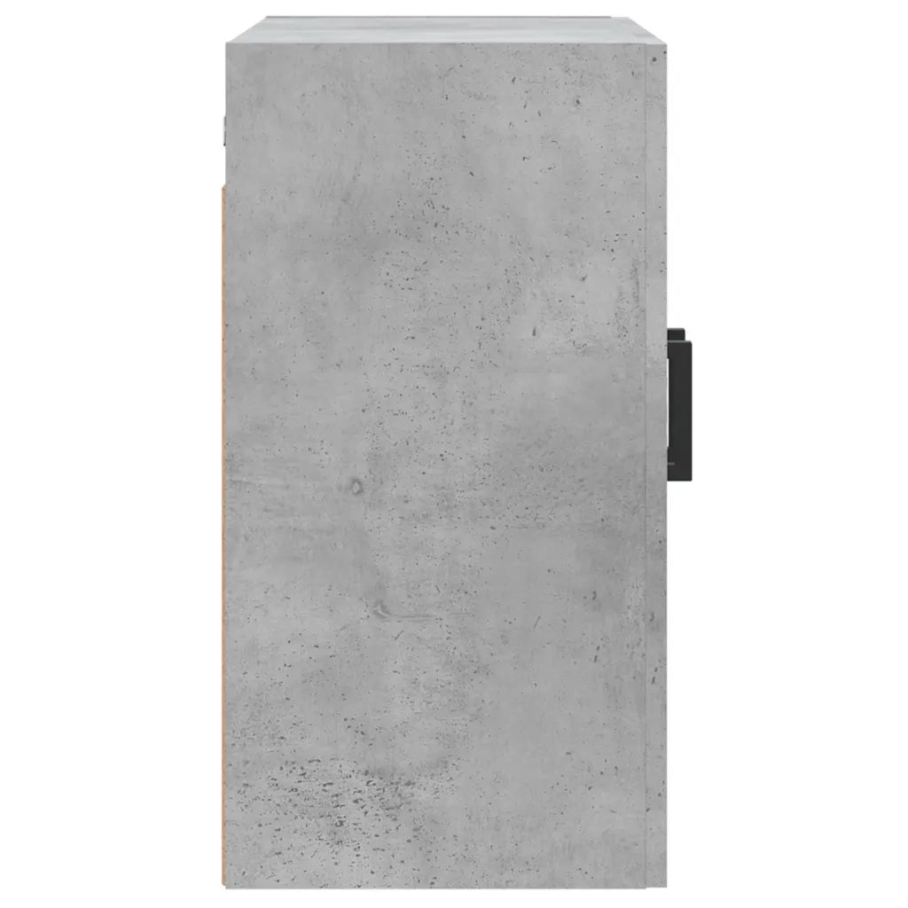 Armadietto a Muro | Mobile a Parete Grigio Cemento 60x31x60 cm in Legno Multistrato