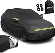 Telaio per SUV - Copertura esterna impermeabile - Telaio in oxford - Resistente all'UV, impermeabile e resistente all'acqua - 505x195x175cm - Nero