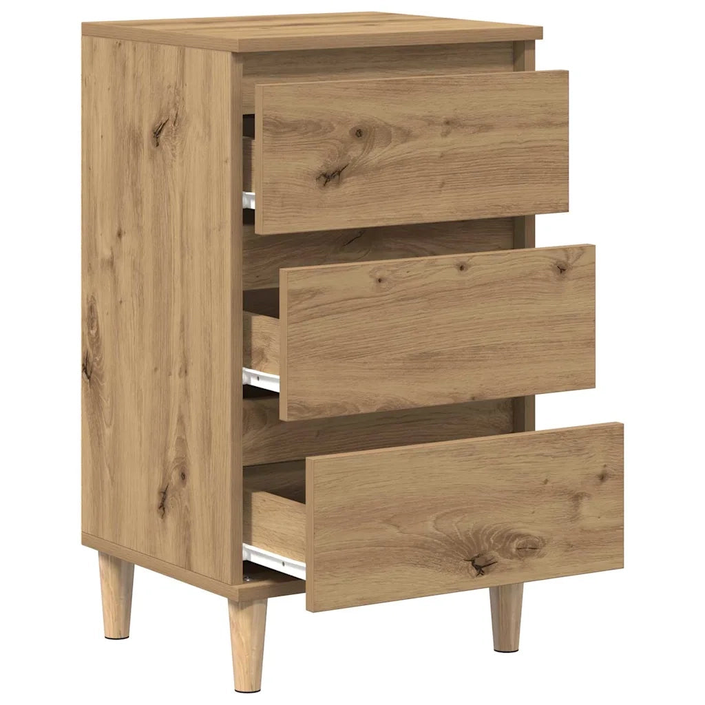 Armadio da Notte Rovere artigianale 40 x 35 x 70 cm 863428