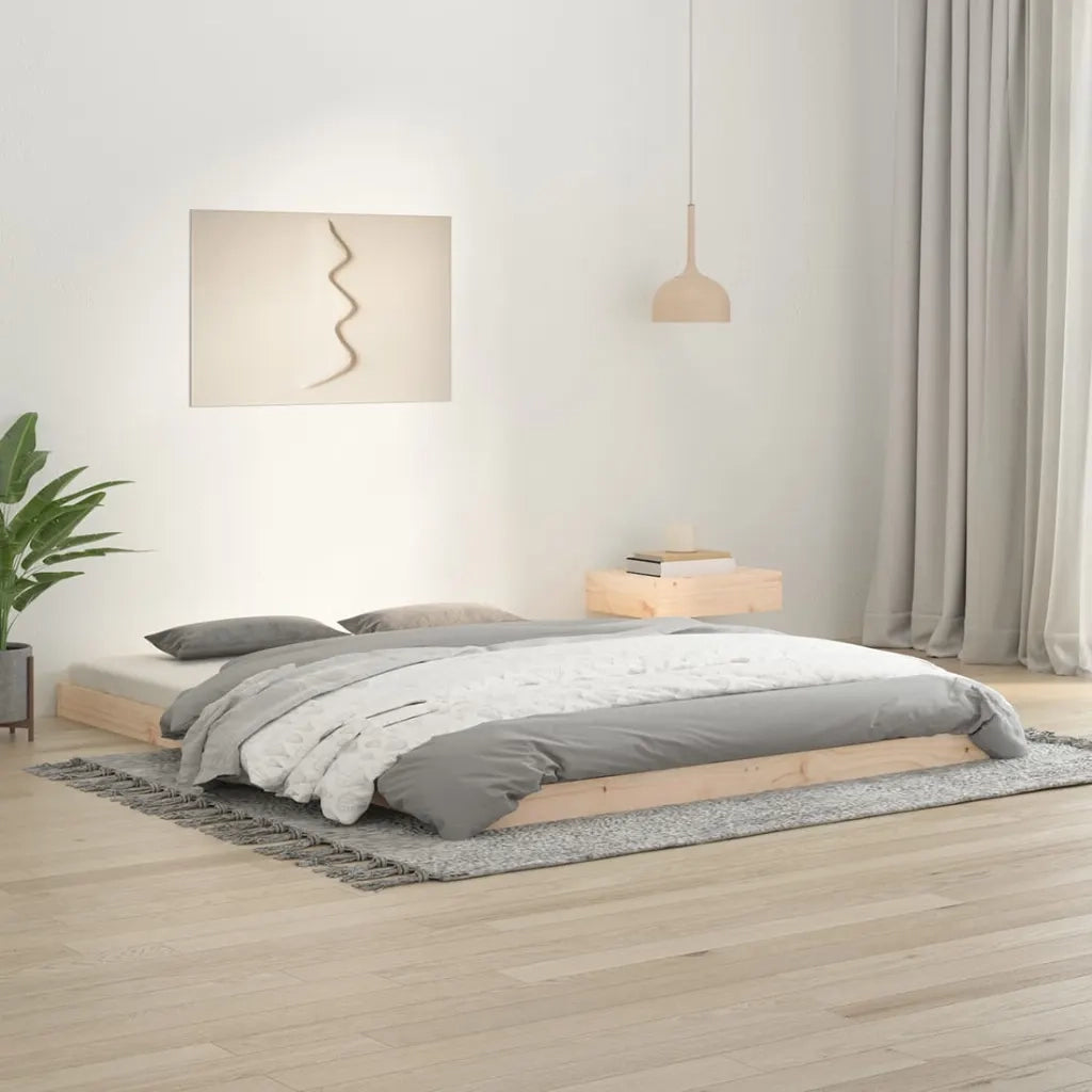Giroletto 150x200 cm King in Legno Massello di Pino 823439