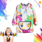 Scolare per bambini 6-12 anni - regolabile e riutilizzabile - con tasche - arte scolastica, attività di fai da te, pittura.