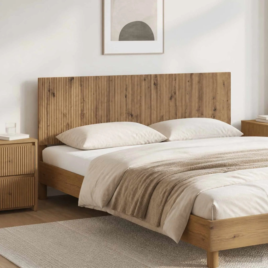 Testiera da Muro ARNHEM Rovere Artigianale Legno ingegnerizzato 896714