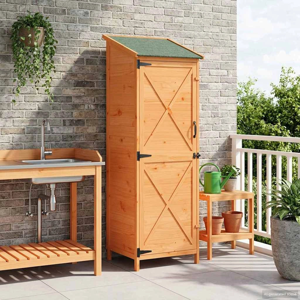 Capanno da Giardino Marrone 59,5 x 56 x 176,5 cm 42033479