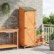 Capanno da Giardino Marrone 59,5 x 56 x 176,5 cm 42033479