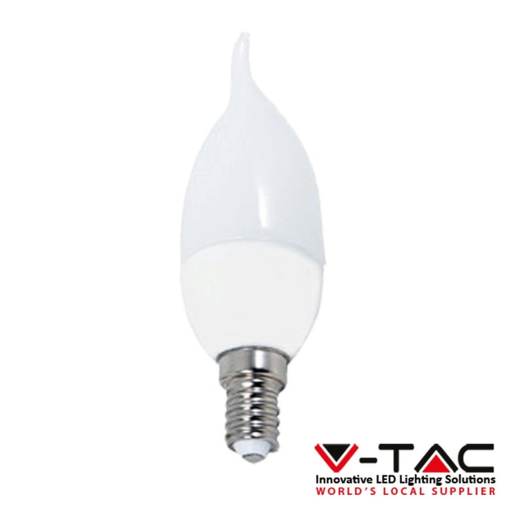 Trade Shop - Lampadina Led Fiamma E14 4w Luce Fredda Vt-1818tp Lampada Illuminazione 4354 -
