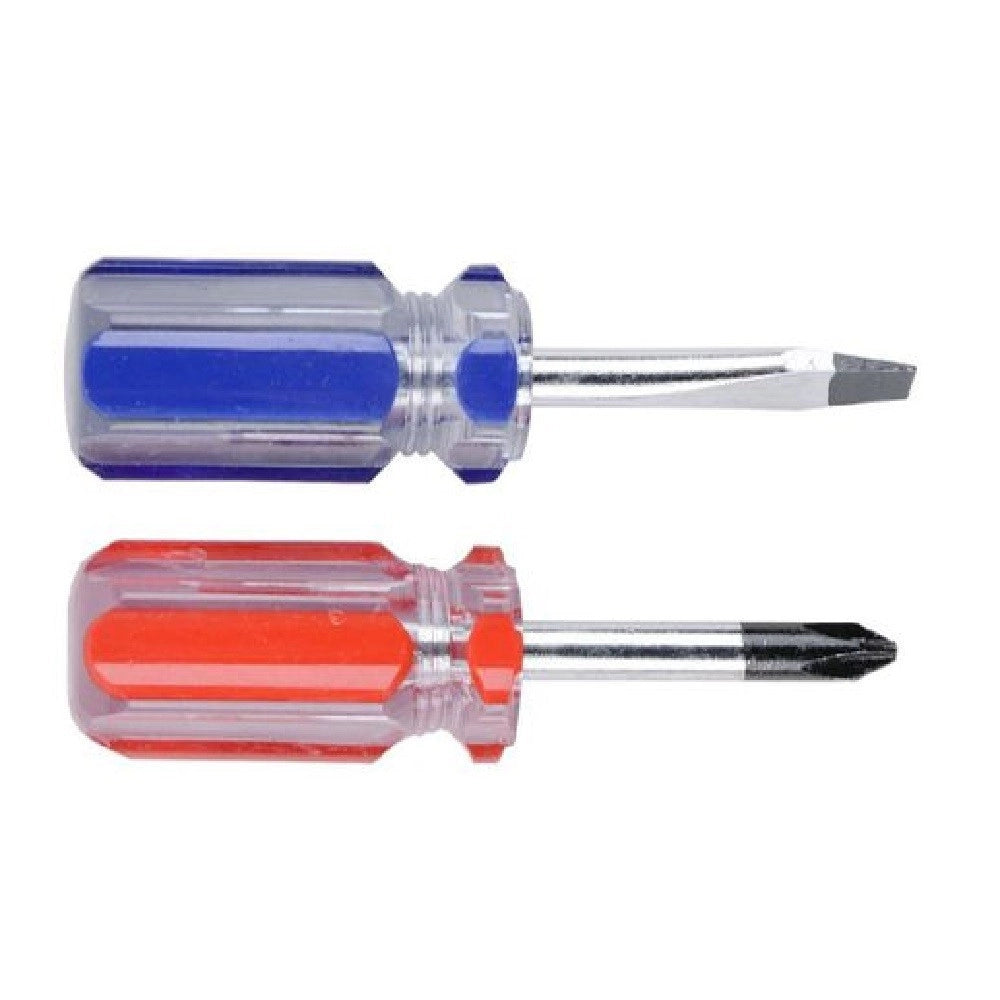 Trade Shop - Set 2 Pz Cacciavite Nano Con Punta Magnetica A Taglio E A Stella 6mm 38mm 91894 -