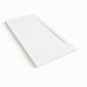 Piatto doccia Bidai con bordo 70X200 cm colore Bianco RAL 9003 griglia Bianca