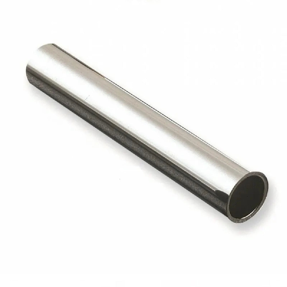 Tubo cromato liscio con flangia 250 mm diametro 32