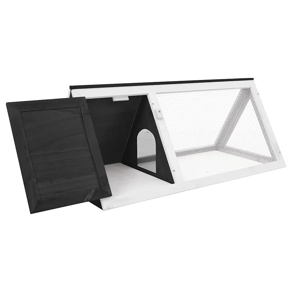 Conigliera in Legno Grigia CFW2387111