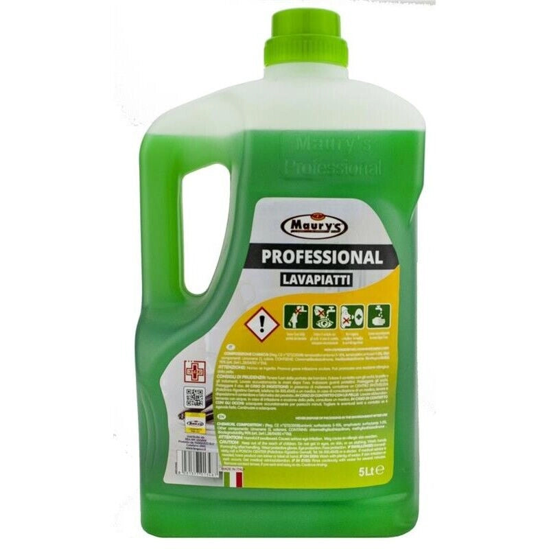15LT MAURY'S PROFESSIONAL SAPONE PIATTI LIMONE IN CONFEZIONI DA 3X5 LT