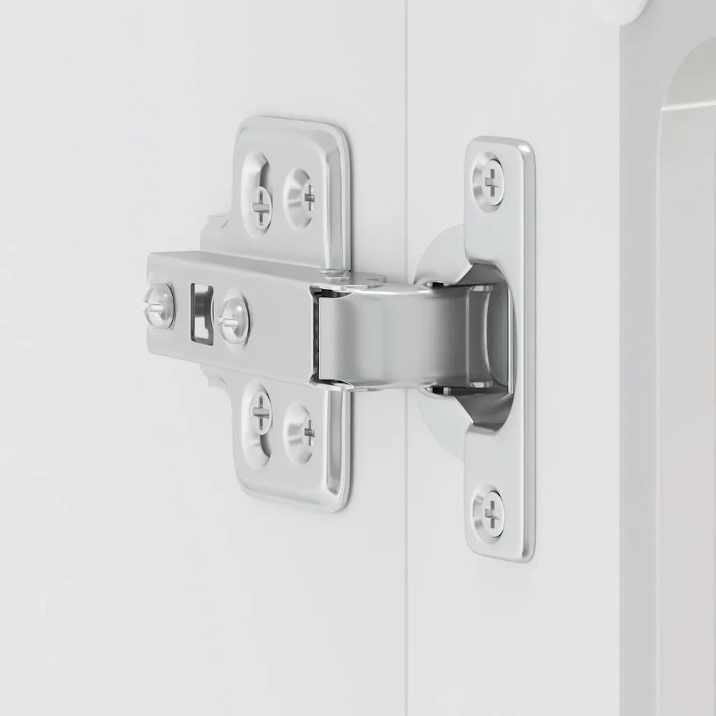 Pensile da Cucina con Porta in Vetro Lucca Bianco Lucido