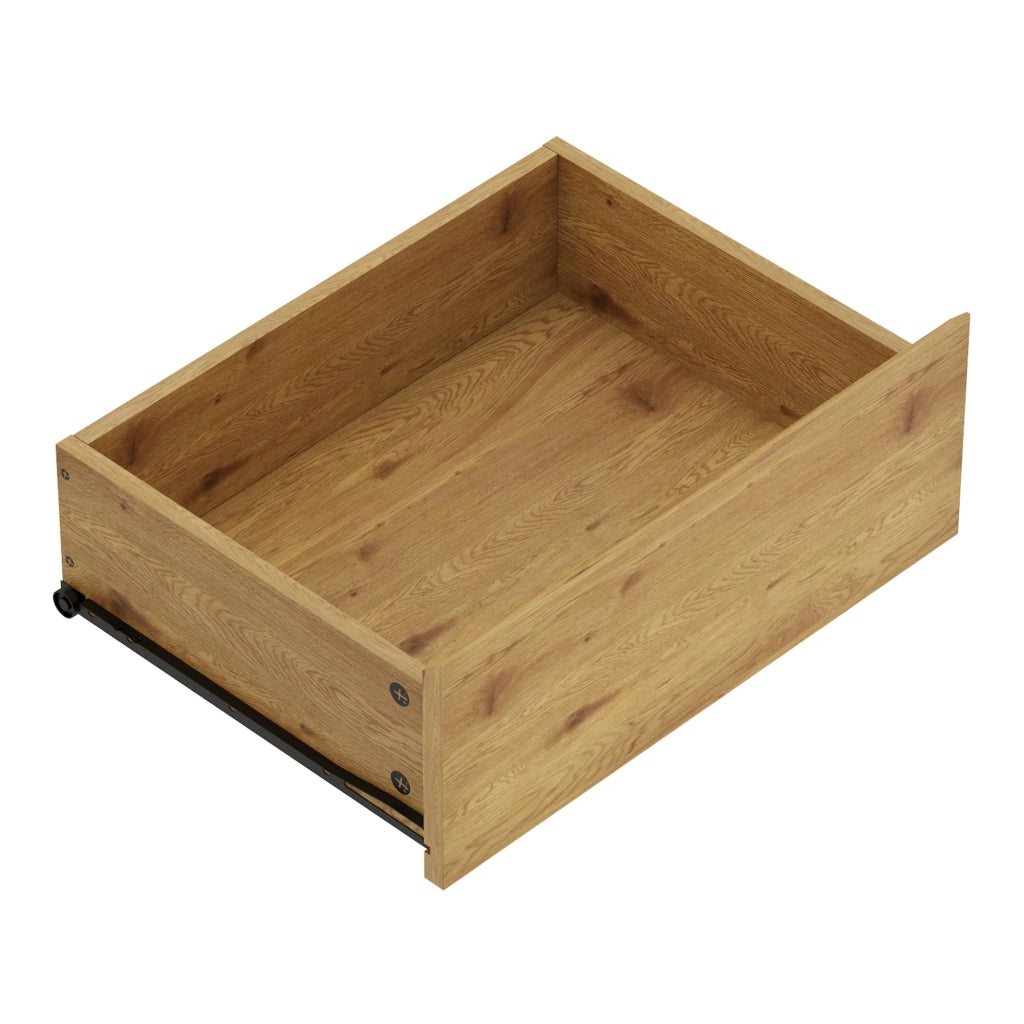 Tavolino laterale 62 x 46 x 40 cm effetto rovere scuro 03_0010917