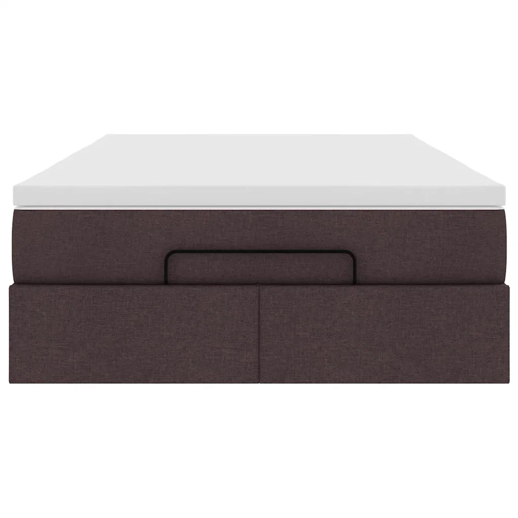 Struttura Letto Pouf con Materasso 80x200 cm in Tessuto