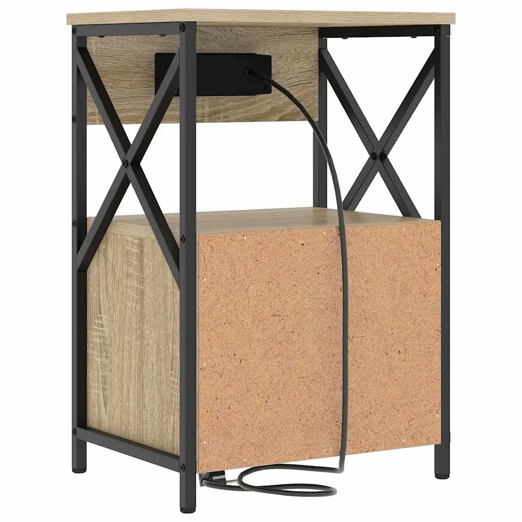 Armadio da Notte 2 pcs Rovere Sonoma 40 x 31 x 60 cm 859493