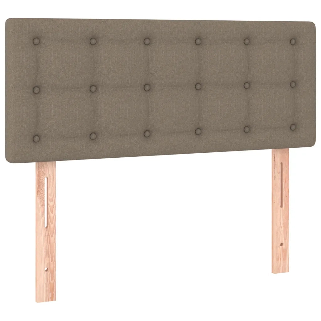 Testiera-Testata-Testiera Decorativa Tortora 90x5x78/88 cm in Tessuto 252531