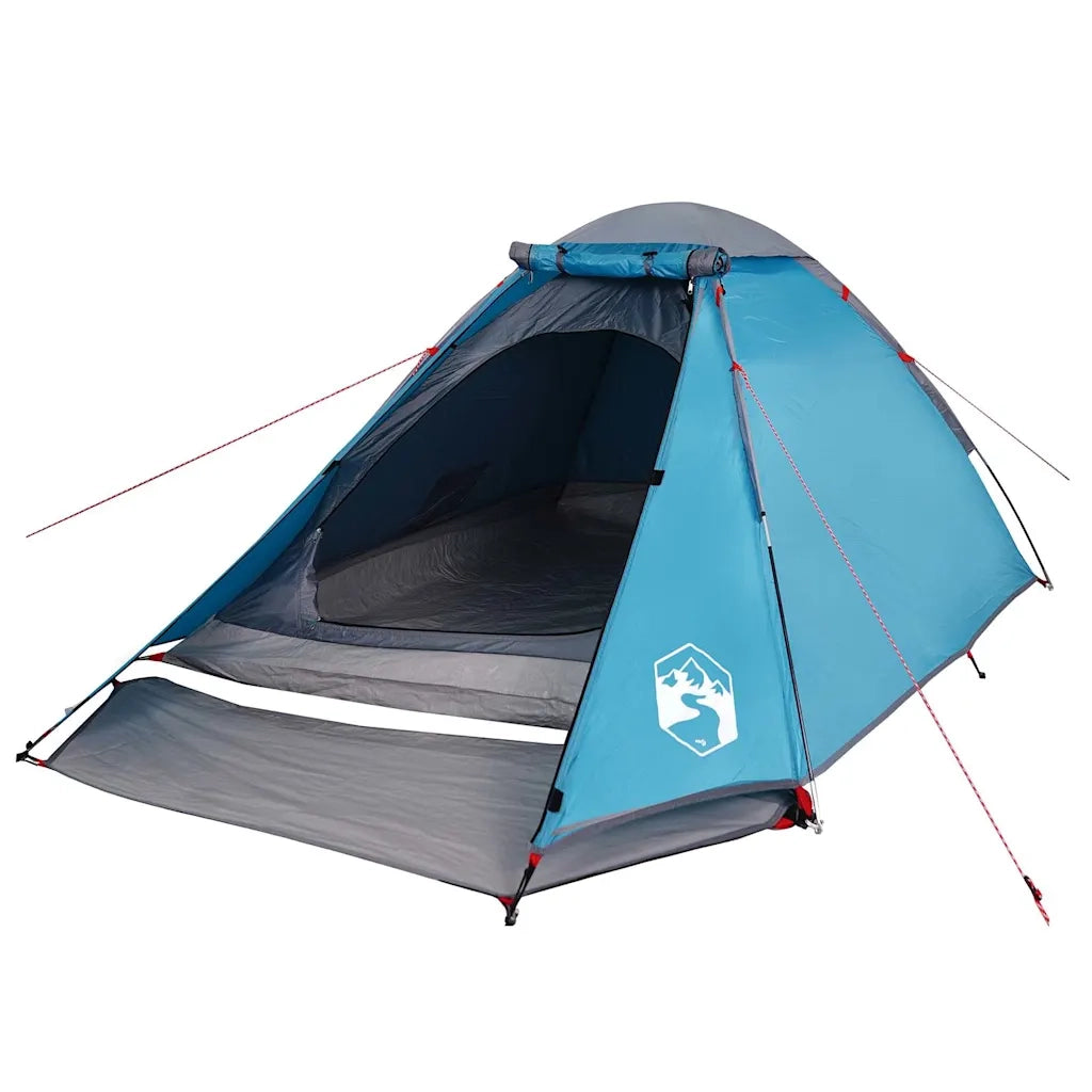 Tenda da Campeggio a Cupola per 4 Persone-Tenda per Escursionismo Blu Impermeabile 456354