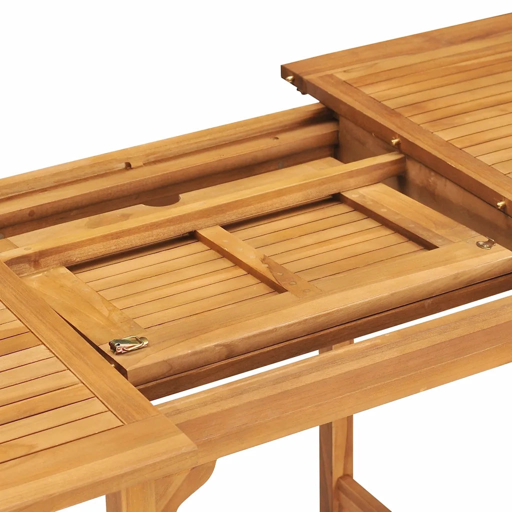 Set da Pranzo da Giardino 5 pz in Legno Massello di Teak 3059595