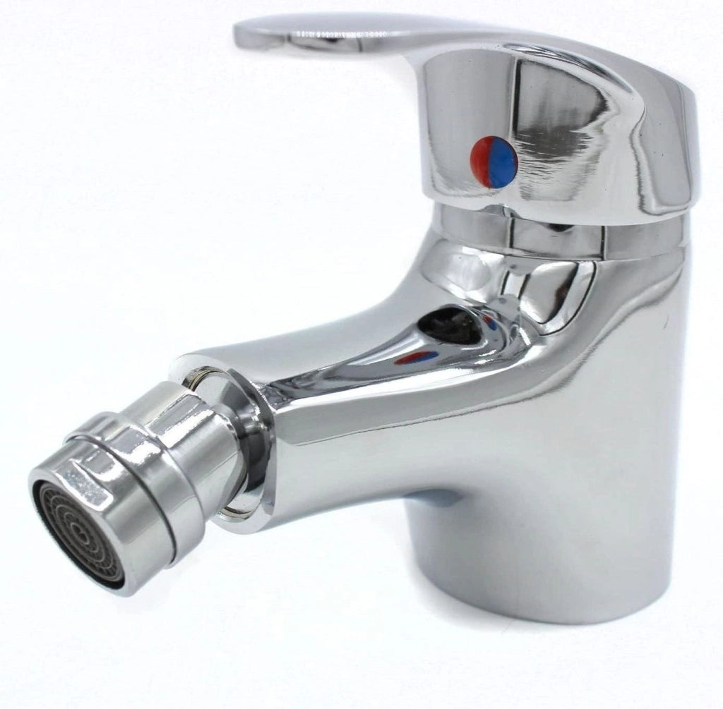 RUBINETTO MISCELATORE CASA BAGNO LAVABO BIDE MONOCOMANDO CROMATO