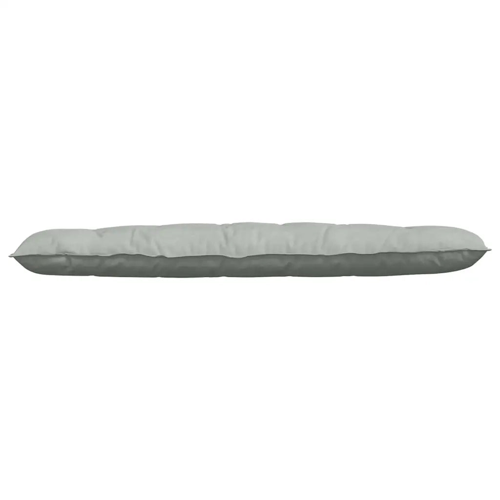Cuscino per Schiena Grigio chiaro 180 x 50 cm Tessuto in Cords