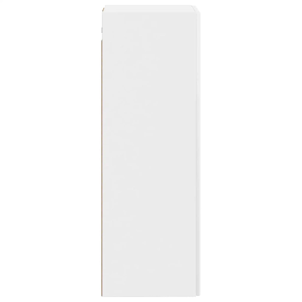 Mobiletto da Bagno a Muro Bianco Lucido 33 x 34,5 x 100 cm 890526