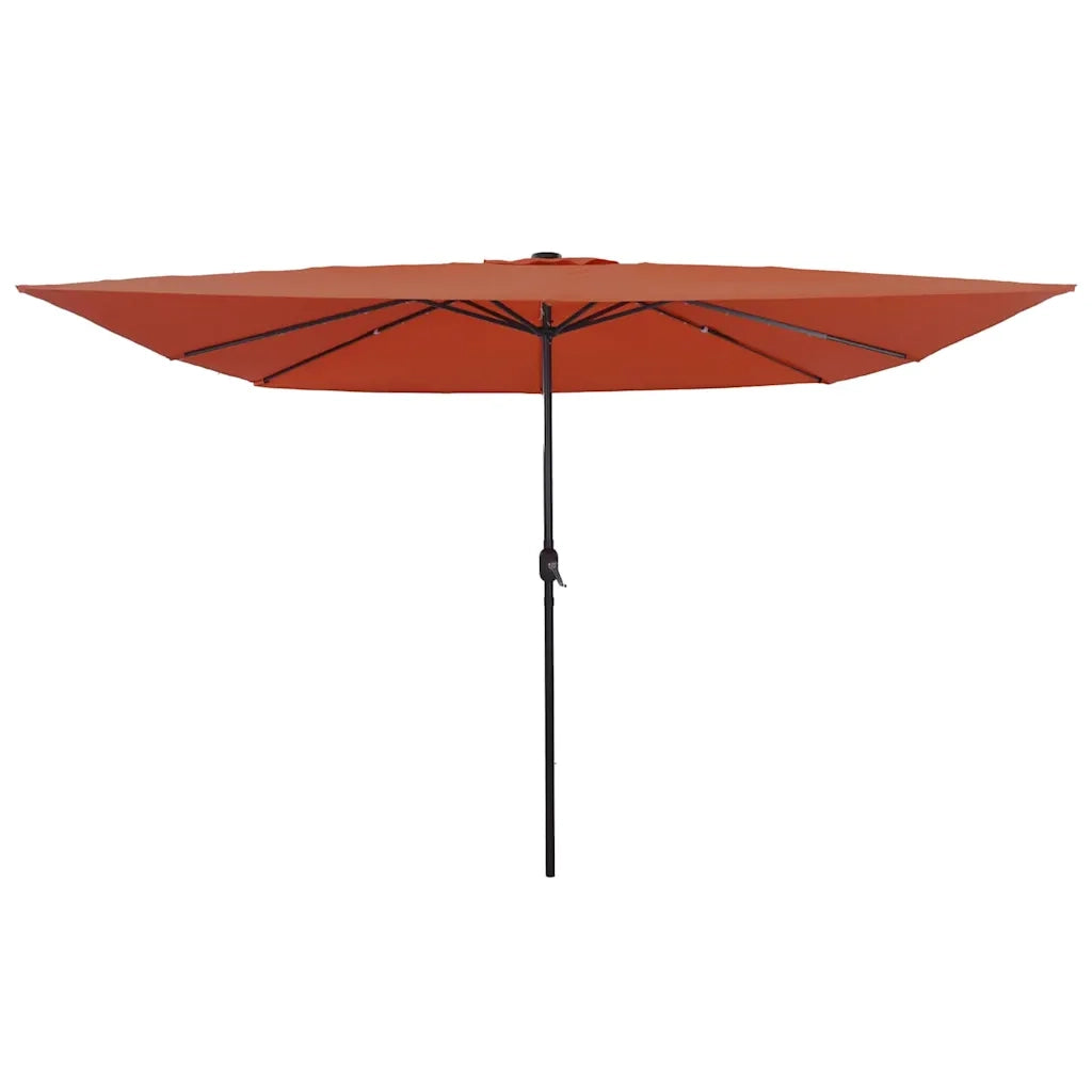 Ombrello da giardino Terracotta 295 x 295 x 245 cm 42003665