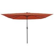 Ombrello da giardino Terracotta 295 x 295 x 245 cm 42003665