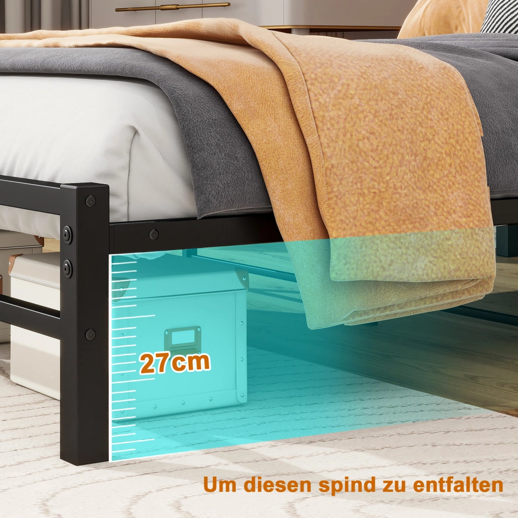 Giroletto con LED e USB ¨C MINIMAL ¨C Metallo, Contenitore, 120x200
