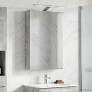 Mobiletto per specchio da bagno con lo scaffale Grigio cemento