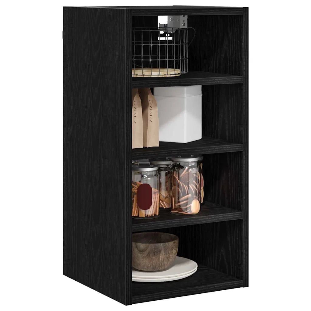 Armadio pensile Rovere nero 30 x 29,5 x 60 cm Legno multistrato 876647