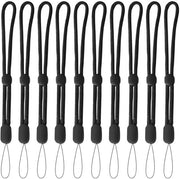 Corda elastica bungee 10 pezzi - Corda elastica regolabile - Resistente all'usura/alle corrosioni - Accessori per zaini - Leggera/compatta - Lunghezza totale 19 cm - Corda per polsare