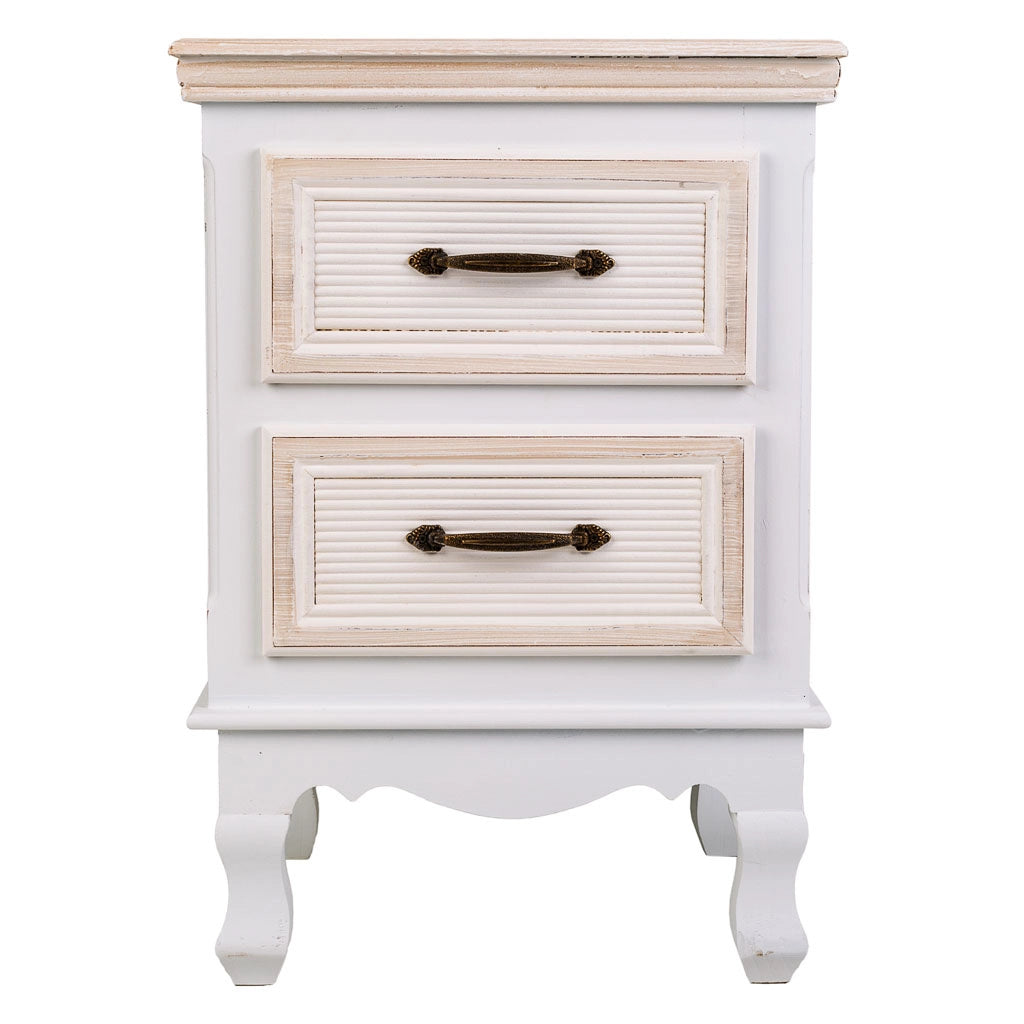 Tavolo in legno bianco 37x33,5x53h