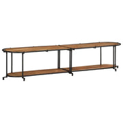 Mobile Porta TV 200x42x40 cm in Legno Massello di Acacia 4013495