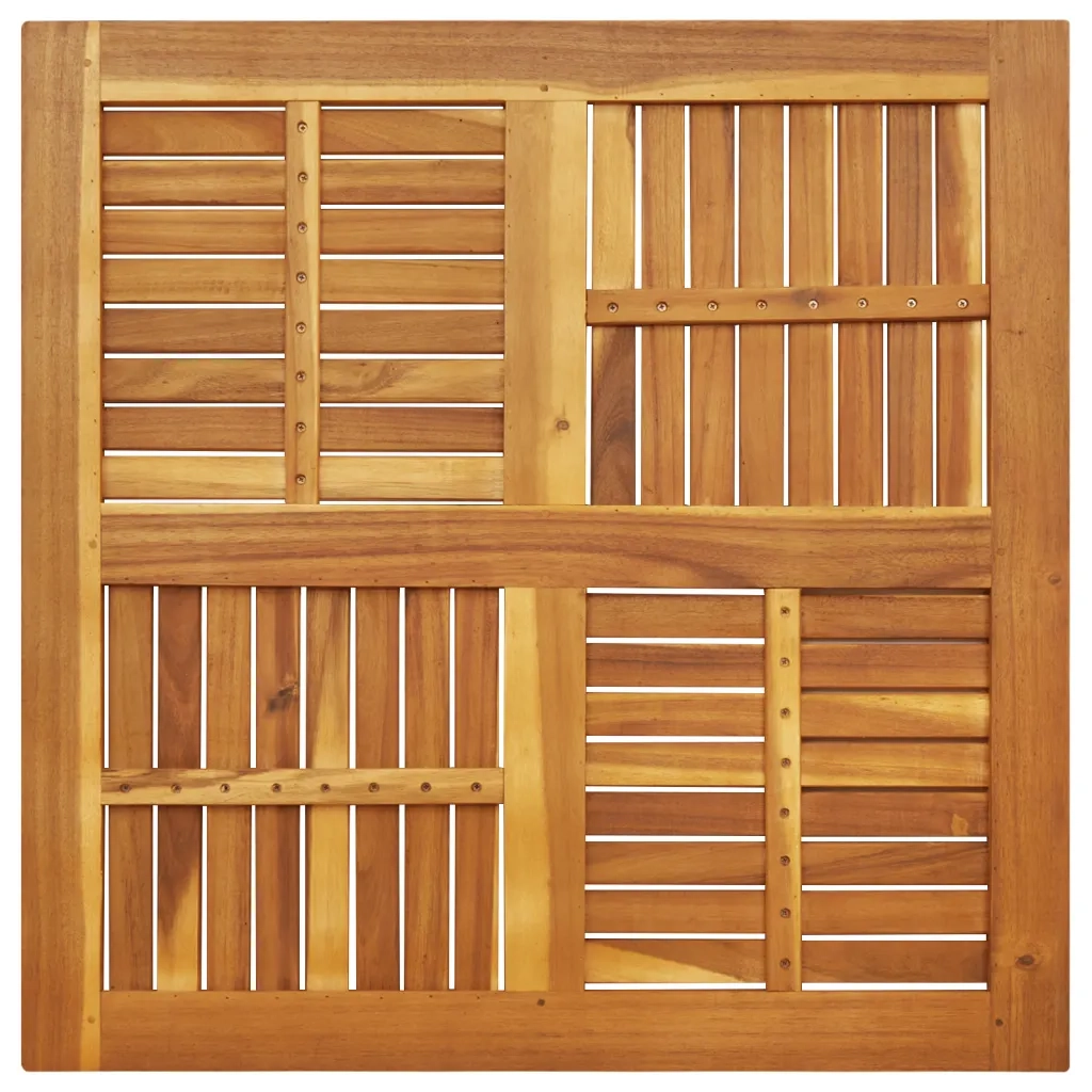 Piano per Tavolo | Superficie Tavolo | Piano Scrivania 90x90x2,2 cm Quadrato Legno Massello di Faggio